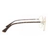 Full Rim Oval Brown Gold Smartbuy Collection Tiane 916a Fashion Unisex Eyeglasses