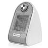 Pro Breeze Mini kompaktní teplovzdušný ventilátor pro kanceláře a stoly - přídavné topení s keramickým PTC topným tělesem, bílý