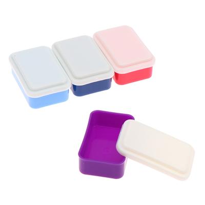 1:12 Dollhouse Miniature Lunch Box Simulation Plastic Storage Box Mini Fresh Keeping Box Food Toy Model Kitchen Tableware Decor
