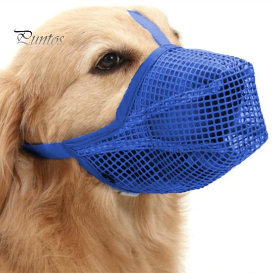 Nastavitelný náhubek pro psy z měkké síťoviny pro malé a střední psy Zabraňuje kousání Žvýkání Prodyšný náhubek pro domácí mazlíčky