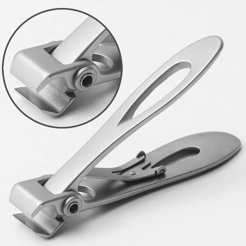 

Large Stainless Steel Flat-Nose Nail Clippers Set for Household Use