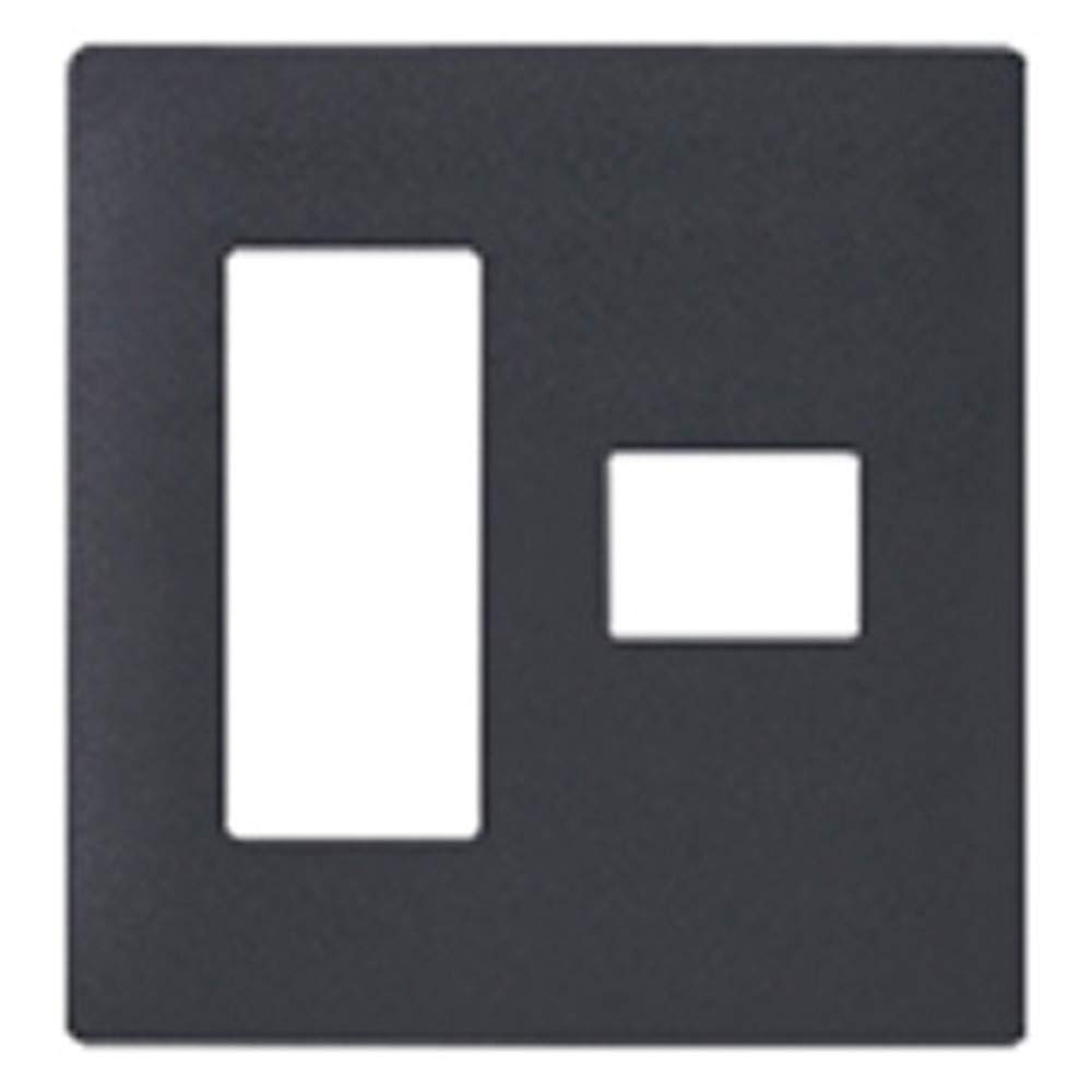 

Panasonic Simple Fireproof Outlet Plate for 4 Matte Gray WTL7774HK