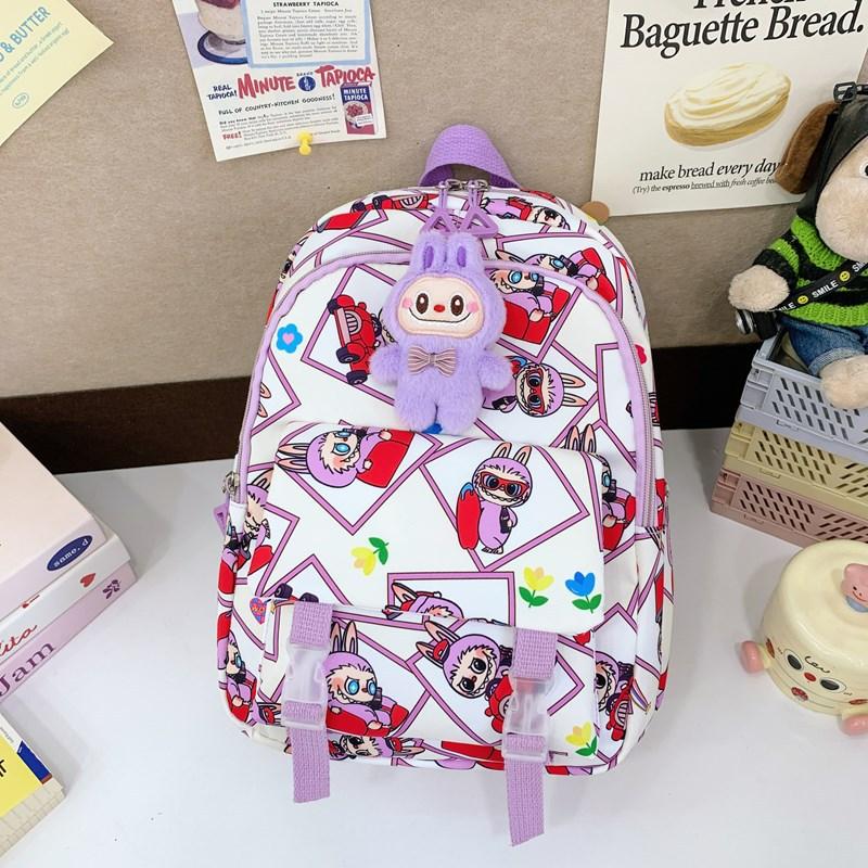Large Capacity Primary School Schoolbag Cartoon Animation Cute Printed Boys And Girls Backpack Children'S Backpack