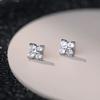 Lucky Clover Earrings Female Personality Temperament Versatile Earrings Summer Small Fragrant Ear Jewelry