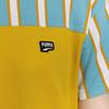 Puma Logo Striped Casual Sports Long Breathable Moisture-Wicking Pullover Round Neck Short Sleeve Dress Women Dress Multicolor 596007-45