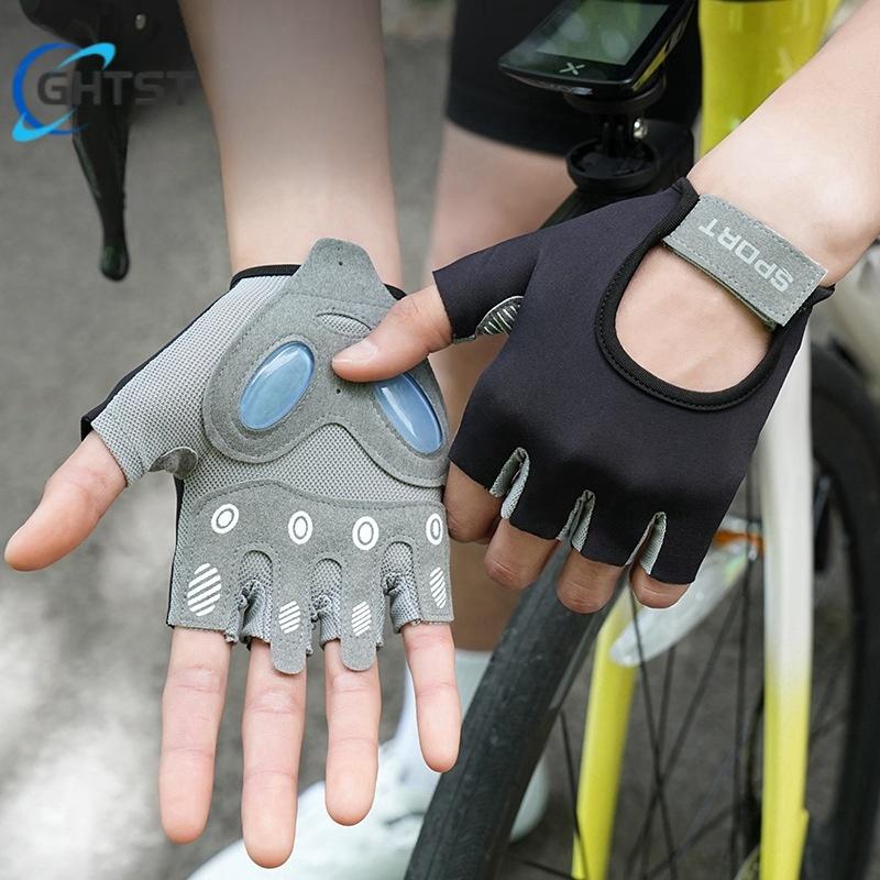 Breathable Anti-Slip Half Finger Cycling Gloves for Men and Women, Gym Mitten, Fitness, Sport Gym Fitness Fishing Bike Glove