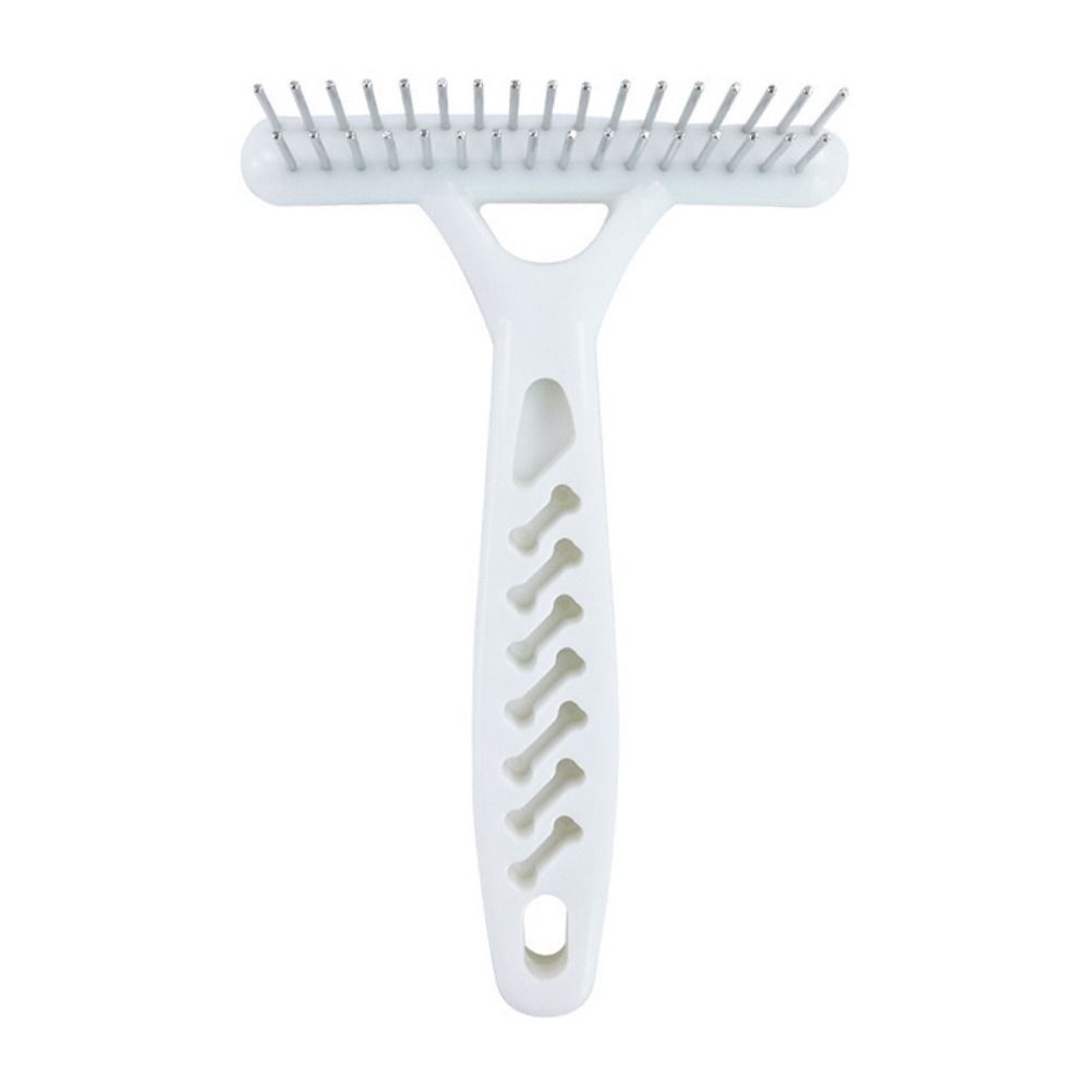 Stainless Steel Dog Needle Row Comb Double Row Dog Hair Fur Shedding Remove  For Dogs Puppy Cats
