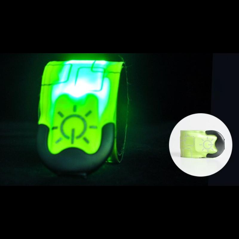 Night Running Armband Cycling Warning Wristband Outdoor Sports Safety Arm Belt Leg Safety Armband Rechargeable LED Light Band