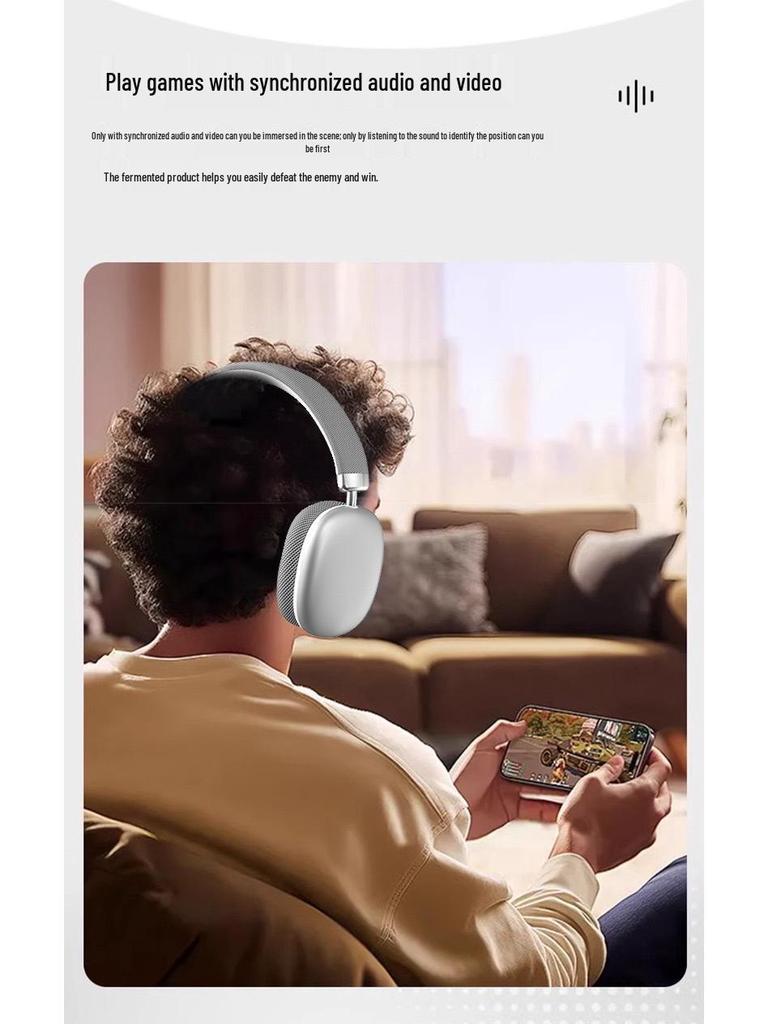 Custom Mold Wireless Bluetooth Over-Ear Sport Gaming Headset