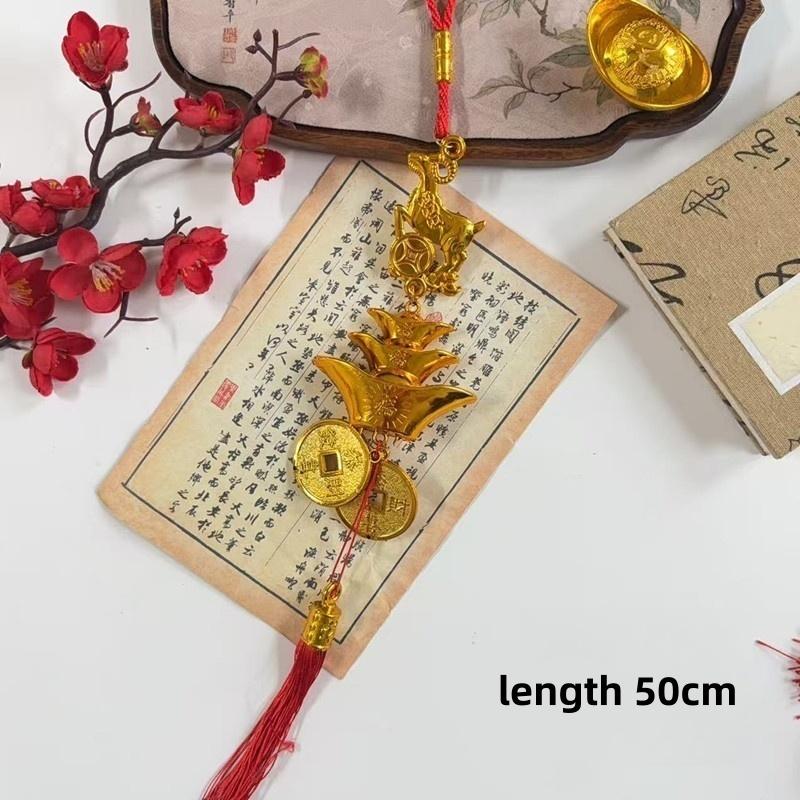 1Pcs 2027 Chinese Goat Year Decor Red Tassel Cute Lucky Hanging Ornament for Spring Festival Housewarming Gift