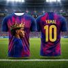 2026 Stylish Lamine Yamal Fan Kids Jersey Quick Dry Breathable Short Sleeve Football T Shirt For Soccer Training Daily Wear