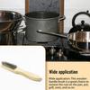 Wood Handle Oven Brush Indoor Pan Barbeque Grill Rust Removal Steel Wire Brushes Cookware Cleaning Tool Kitchen Accessory