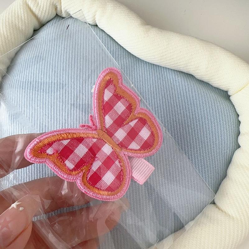 Pink Series Cute Bow Hair Clip for Girls - Small Duckbill Clip for Bangs