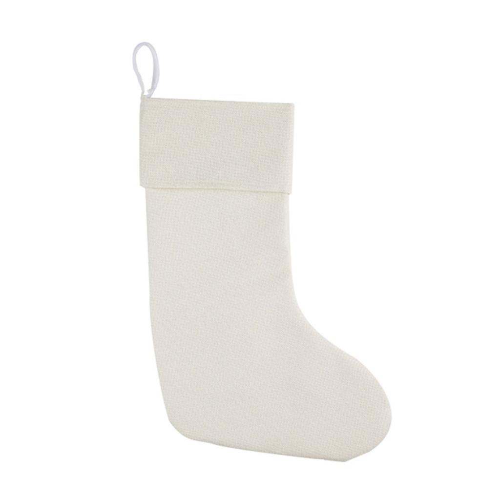 Festive Christmas Stockings Non-woven Fabric Hanging Socks Candy Gift Bag Decorations for Tree Pendant Holiday Party
