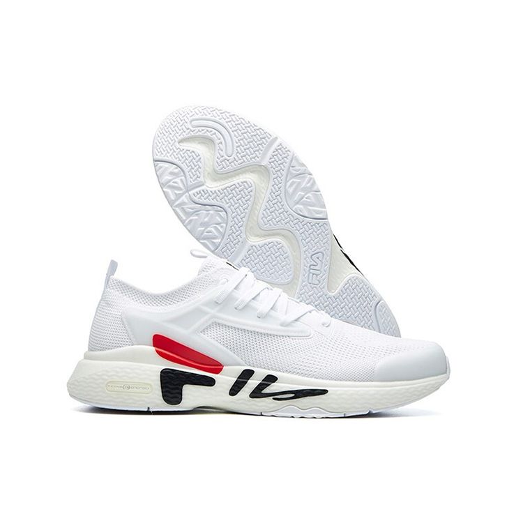 FILA Athletics Mind 3s Comfortable Versatile Fabric Low-Top Running Shoes Women sneaker White A12W122106FWT