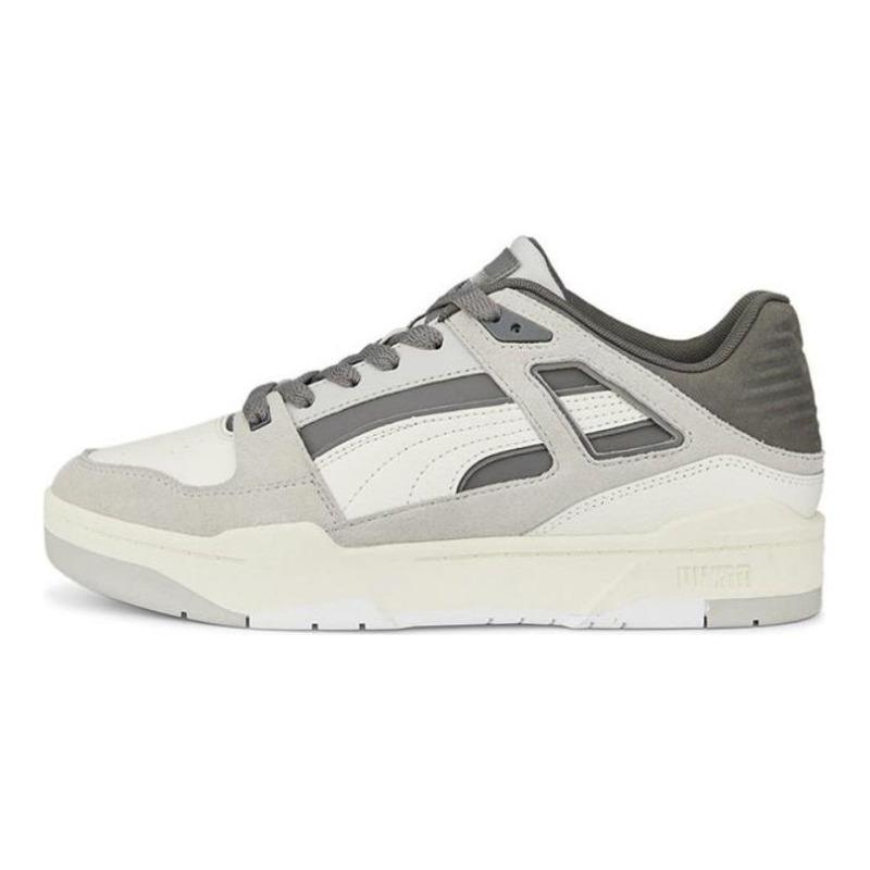 PUMA Slipstream Low Skate Shoes Unisex White Grey 388635-02 35.5