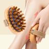 Body Anti Cellulite Cushion Meridian Brush Multi-Functional Wooden Spa Air Cushion Massage Hair Comb Scalp Body Massage Brush