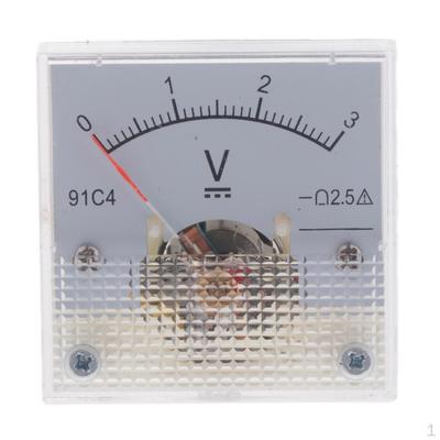 Automatický analogový voltmetr Měřič Napětí Panel