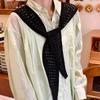 Cape Fake Collar White Hip Scarf Elegant Knitted Shawl  Daily