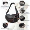 Pet Shoulder Bag Cat Dog Luggage Bag Travel Portable Mesh Breathable Messenger Bag Pet Chest Small Backpack