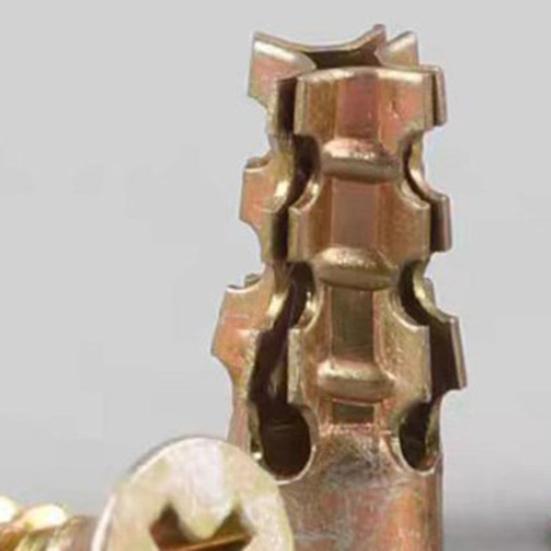 10/30/50/100Pcs Expansion Screw Set, Anti-sag Cabinet Hinge Screws for Wood Tile Concrete Walls Drywall