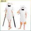 Halloween Ghost Cosplay Costume Funny Stage Performance Outfit Novelty Printed Dress-up Clothes for Adults Kids