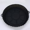 Silicone Air Fryers Oven Baking Tray Pizza Fried Chicken Airfryer Silicone Basket Reusable Airfryer Pan Liner Accessories