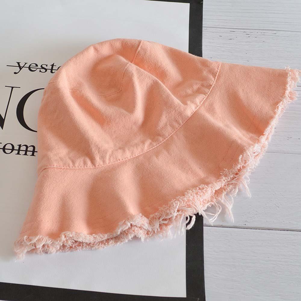 

Солнцезащитная шляпа-панама с необработанным краем, складная, для защиты от солнца, шляпа-ведро, тонкая, женская розовый