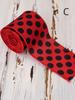 Beetle Webbing Summer Garland Decoration Red Polka Dot Iron Wire Edging Ribbon Grosgrain Red Dot Craft Ribbon 1 Roll