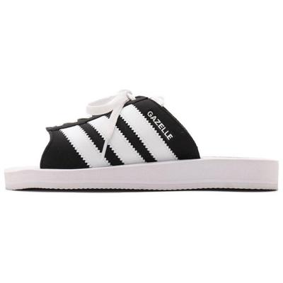 Damen Gazelle Strand-Slides Core Black Schuhwerk Weiß JQ7421