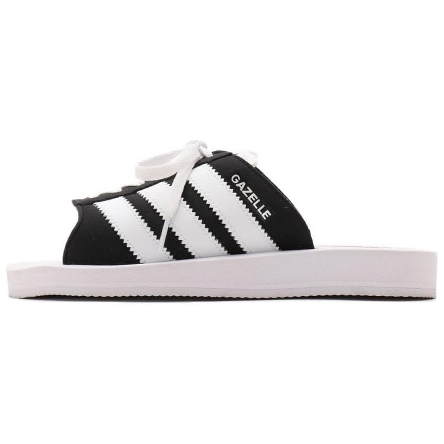 Adidas Women s Gazelle Beach Slides Core Black Footwear White JQ7421 39