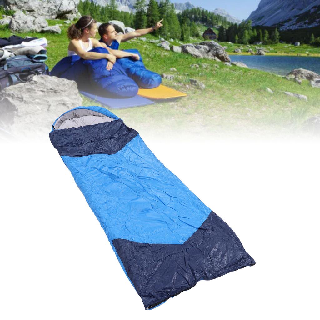 Spring   Autumn Hot and Cold Weather Camping Sleeping Bag, with Water    , Reinforced S-Shaped Stitching, Insulation