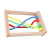 Kids Wooden Knotting Game Enhance Logical Thinking Skill Colorful Powerful Magnet Magnetic Knotting