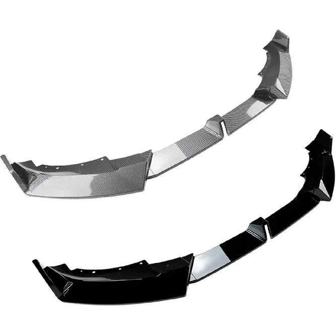 Compatible For BMW 6 Series X6 G06 LCI M Sport 2023 2024 2025 Front Bumper Lip Spoiler ABS Protector Lower Blade Splitter Car Styling(Carbon Fiber