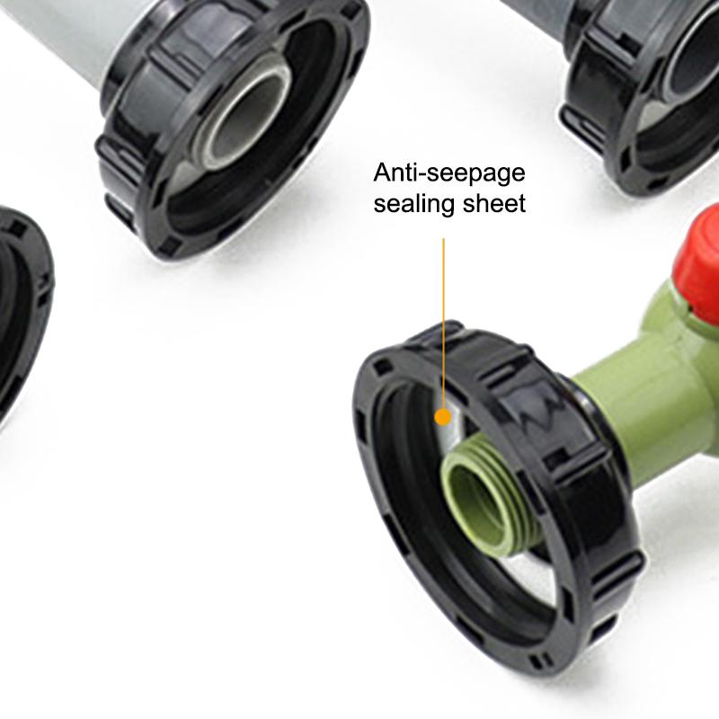 Ibc Tank Adapter Valve Fittings S60*6 Coarse Thread To 1/2 3/4 1" Water Tank Connectors Garden Hose Faucet Accessories