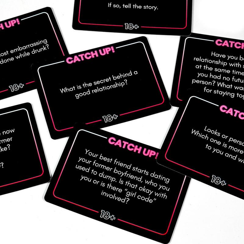Girls Night In Party Card Game - Fun Adult Social Strategy Game for Women - Interactive Question Challenge Cards