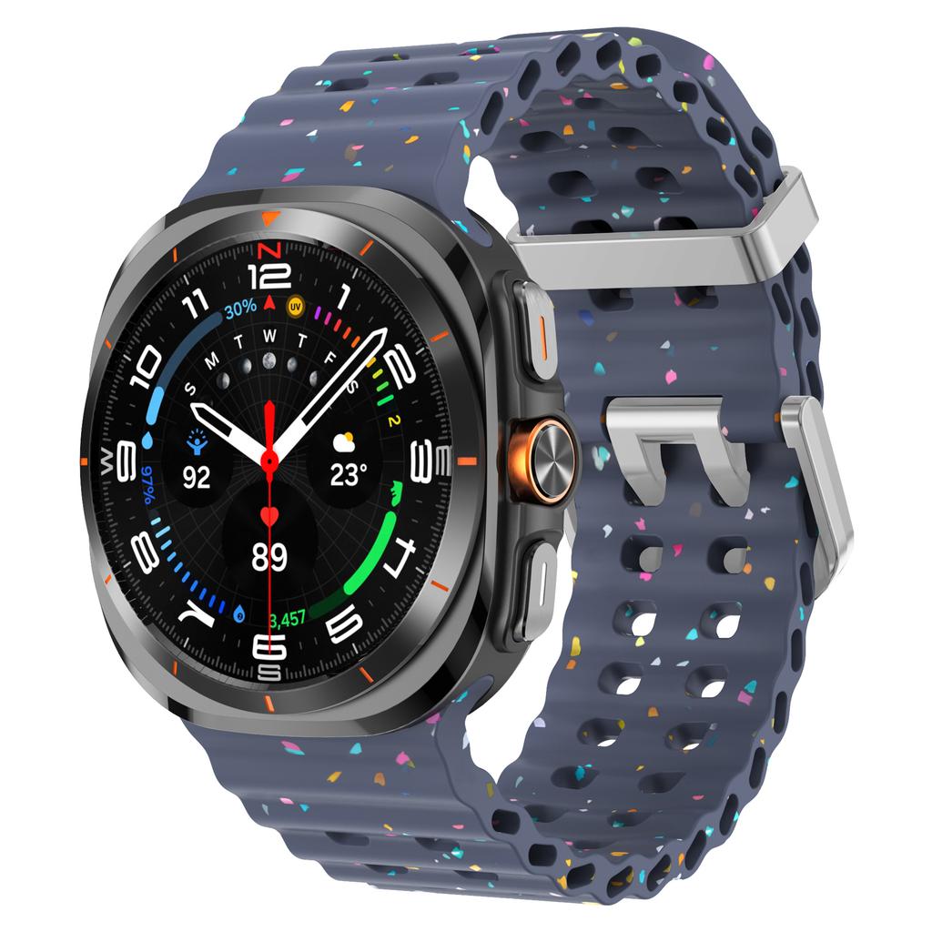 Silicone Breathable Strap For Samsung Galaxy Watch Ultra 47mm Marine Wristband Bracelet Galaxy Watch Ultra(2025) 47mm  Watchband