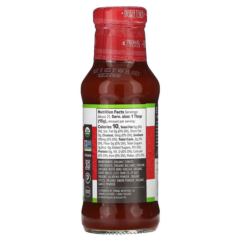 Spicy Ketchup, Organic & Unsweetened, 11.3 Oz (320 G)