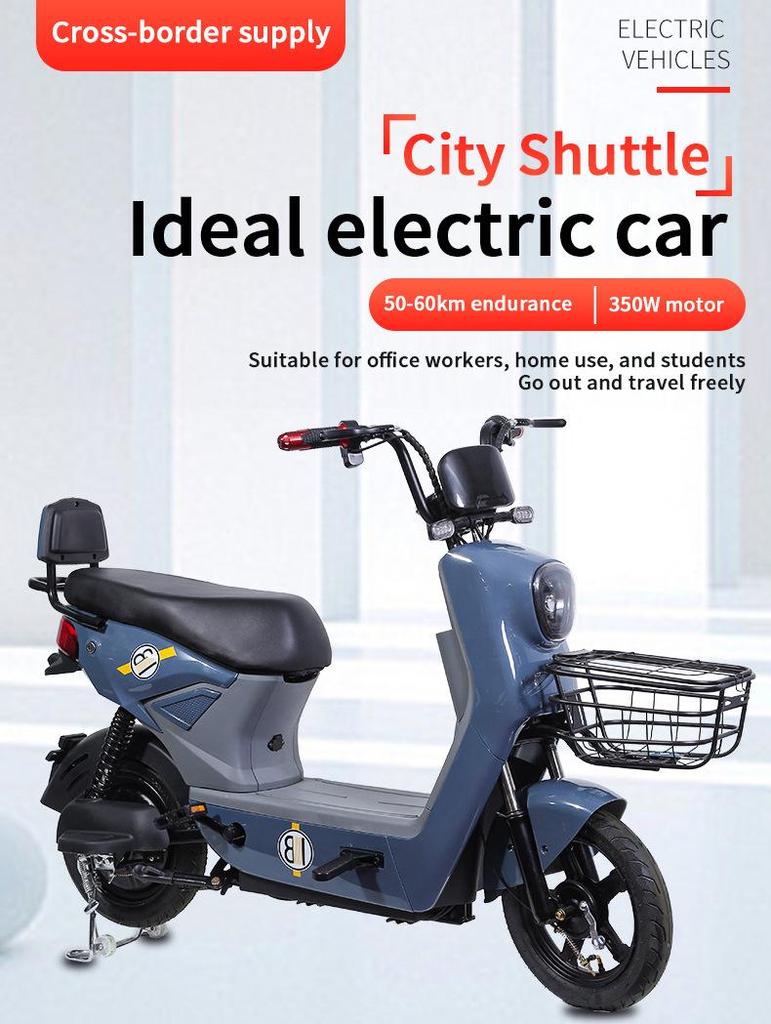 Women's Commuter Electric Bicycle with Large Capacity Battery