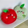 Apple Plush Coin Purse With Data Cable Organizer For Women And Kids