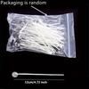 100Pcs Candle Wick with Metal Base, Handmade Aromatherapy Candle Wick, Homemade Beeswax Candle Consumables