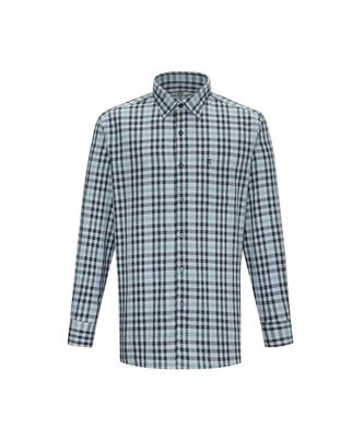 Dagseusyeocheu 100% Cotton Small Check Casual Shirt_Dla3Shcl110G1