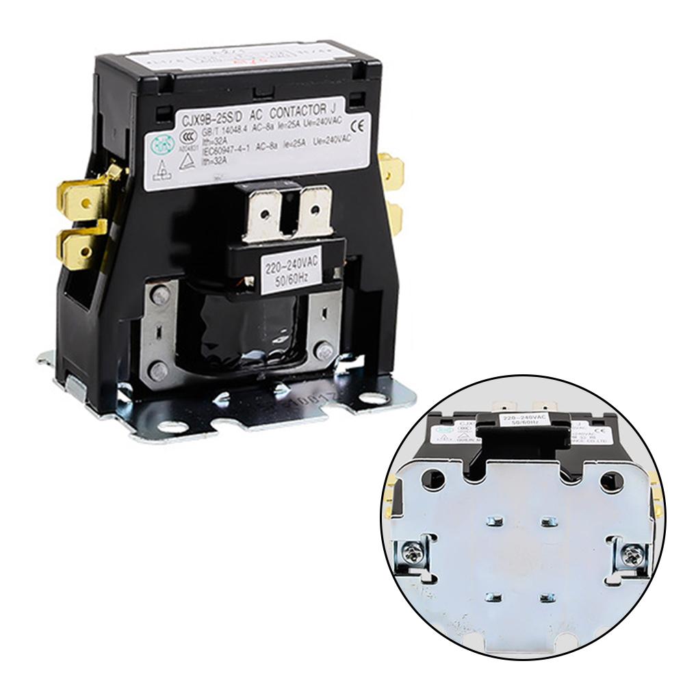 Allsidig bryterløsning AC-kontaktor CJX9B/25S/D Enpolet relé