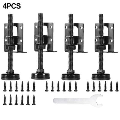 4 piezas Patas Niveladoras Ajustables para Muebles Patas de Muebles Ajustadores de Altura Patas Niveladoras para Muebles Soporte para Armario Mesa Ferretería