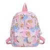 Cute Rabbit Ears Boys And Girls Backpack Cartoon Animation Bear Print Baby Schoolbag Children'S Backpack Tide