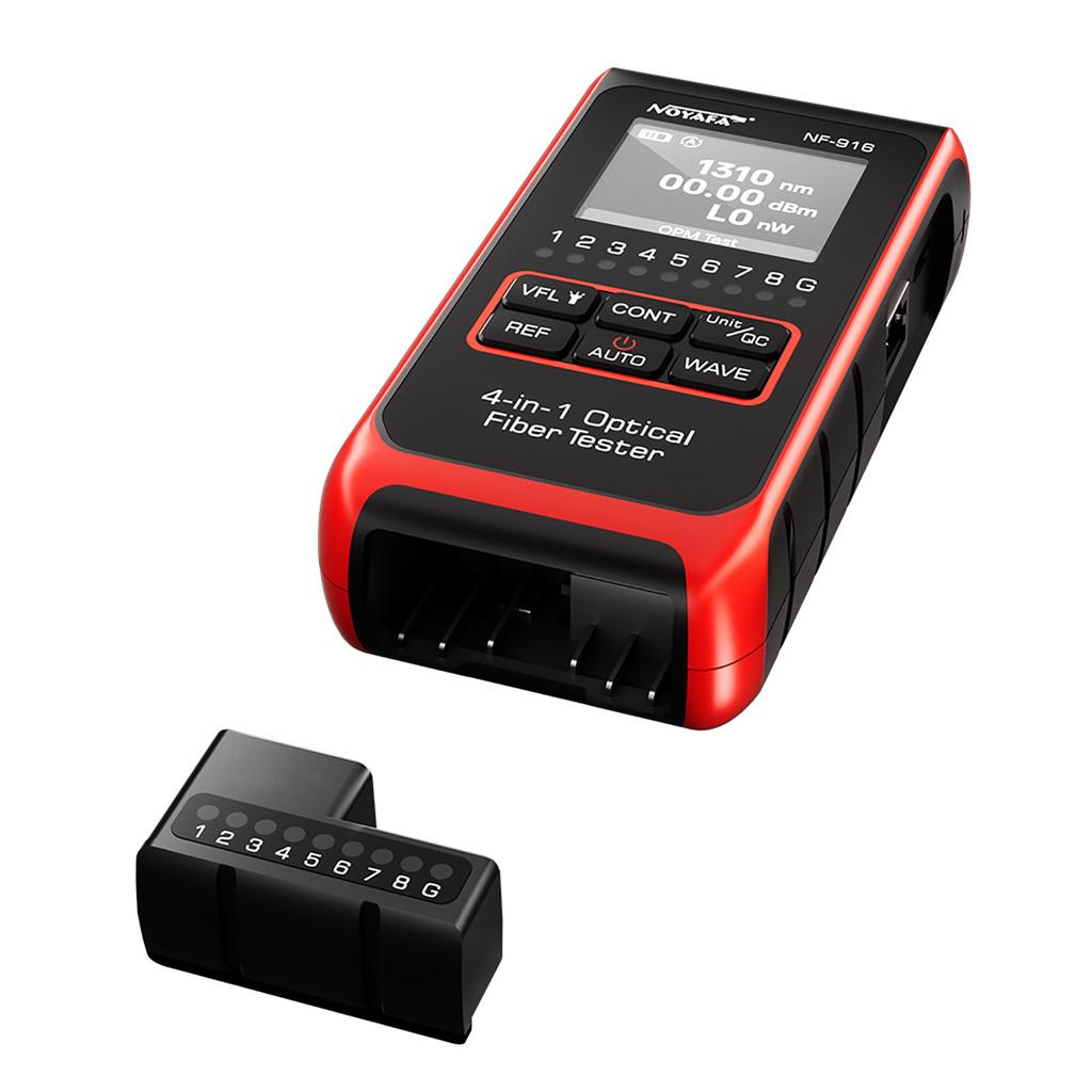 NOYAFA NF916 Faser Optische Power Meter VFL REF FC SC ST Visual Fault Locator LCD Display Faser