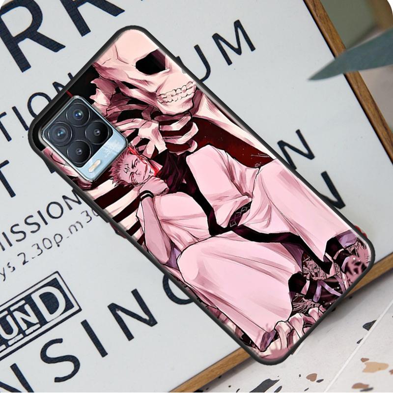 

Чехол с рисунком аниме Jujutsu Kaisen Ryomen Sukuna для Realme 8i 8 Pro GT Neo 2 Master C15 C21, чехол для OnePlus 8T 9R Nord2 9 Pro OnePlus 9RT