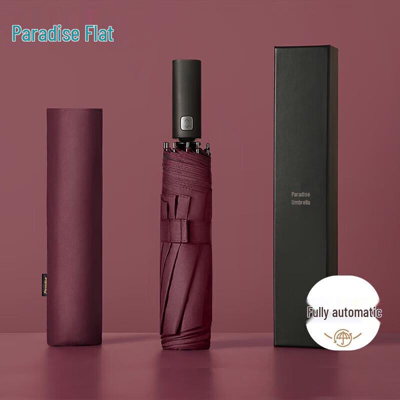 PARADISE Automatic 3-Fold Sun/Rain Umbrella