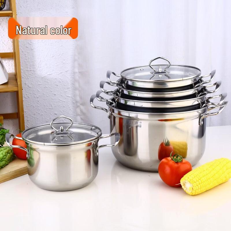 WuTuo Korean Style Stainless Steel Pot Set