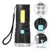Super Bright Led Torch Usb Rechargeable Ip44 Waterproof Tactical Flashlight Lantern Lamp For Outdoor